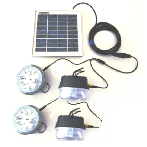 SOLAIRE Produits Energies renouvelables Kit éclairage solaire 4 lampes  SOL4C - Sol'Aire - Solutions efficacité énergétique